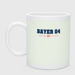 Кружка керамическая Bayer 04 FC Classic, цвет: фосфор