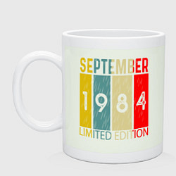Кружка керамическая 1984 - Сентябрь, цвет: фосфор