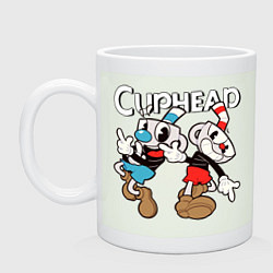 Кружка керамическая Cuphead - Mugman, цвет: фосфор