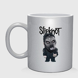 Кружка керамическая Седьмой Slipknot, цвет: серебряный