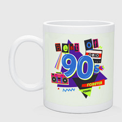 Кружка керамическая Best of 90s, цвет: фосфор