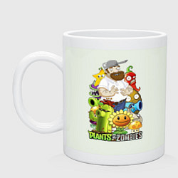 Кружка керамическая Craaazy Dave plants, цвет: фосфор