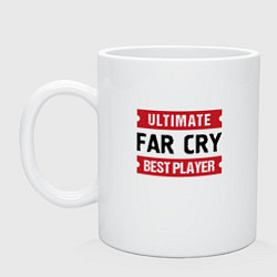Кружка керамическая Far Cry: Ultimate Best Player, цвет: белый