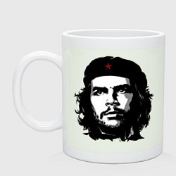 Кружка керамическая Ernesto Che Guevara, цвет: фосфор