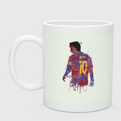 Кружка керамическая Color Messi, цвет: фосфор