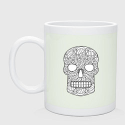 Кружка керамическая Улыбочка, цвет: фосфор