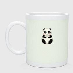 Кружка керамическая Мультяшная панда, цвет: фосфор