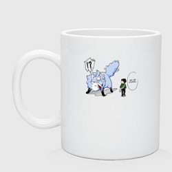 Кружка керамическая Mukoda and Fel, цвет: белый