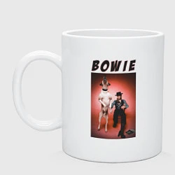Кружка керамическая David Bowie Diamond Dogs, цвет: белый