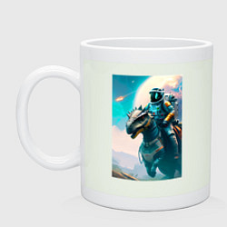 Кружка Космонавт верхом на динозавре