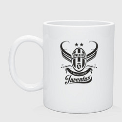 Кружка керамическая Juventus fan, цвет: белый