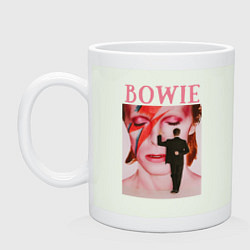 Кружка керамическая David Bowie 90 Aladdin Sane, цвет: фосфор