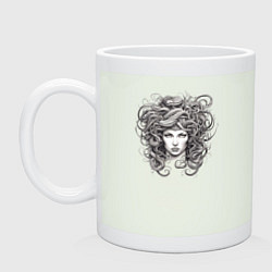 Кружка Голова медузы горгоны тату эскизы