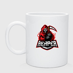 Кружка керамическая Reaper, цвет: белый