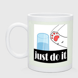 Кружка керамическая Just do it, цвет: фосфор