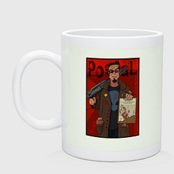 Кружка керамическая Postal - petition, цвет: фосфор