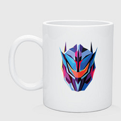 Кружка керамическая Transformers art, цвет: белый