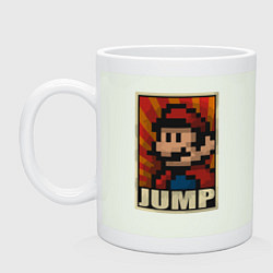 Кружка керамическая Jump Mario, цвет: фосфор