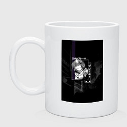 Кружка керамическая Горничная Рем, цвет: белый