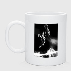 Кружка керамическая Моя геройская академия Всемогущий, цвет: белый