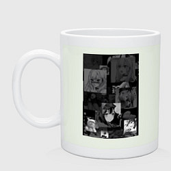 Кружка керамическая Эта фарфоровая кукла влюбилась, цвет: фосфор