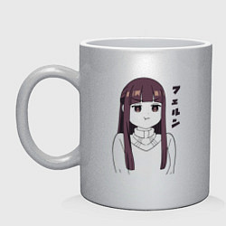 Кружка керамическая Злобная Ферн, цвет: серебряный