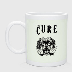 Кружка керамическая The Cure - rock dog, цвет: фосфор