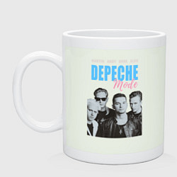 Кружка керамическая Depeche Mode Vintage, цвет: фосфор