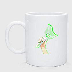 Кружка керамическая Got7 лайтстик, цвет: белый