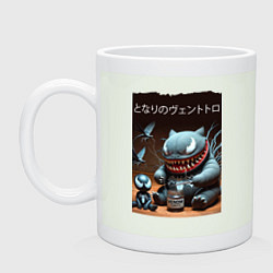 Кружка керамическая Мой сосед Вентоторо - коллаба, цвет: фосфор
