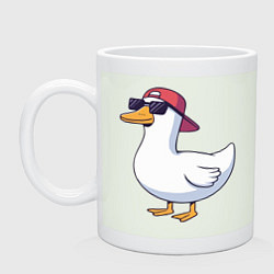 Кружка керамическая Duck swag, цвет: фосфор