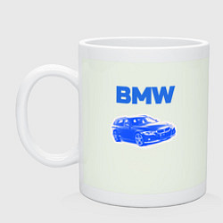 Кружка керамическая Blue bmw, цвет: фосфор