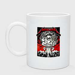 Кружка керамическая Metallica - Toronto playbill, цвет: белый