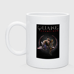 Кружка керамическая Quake champions Anarki, цвет: белый