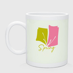 Кружка керамическая Spring, цвет: фосфор