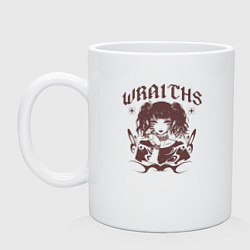 Кружка керамическая Wraiths, цвет: белый