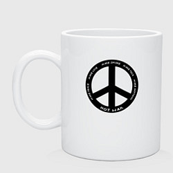 Кружка керамическая Pacific, цвет: белый