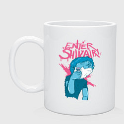 Кружка керамическая Enter Shikari, цвет: белый