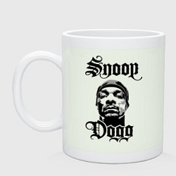 Кружка керамическая Snoop Dogg Face, цвет: фосфор