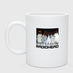 Кружка керамическая Radiohead Winter, цвет: белый