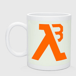 Кружка керамическая Half-Life 3: Orange, цвет: фосфор