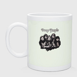 Кружка керамическая Deep Purple: Rock Group, цвет: фосфор