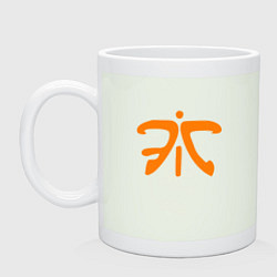 Кружка керамическая Fnatic Logo, цвет: фосфор