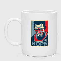 Кружка керамическая Half-Life: Hope, цвет: белый