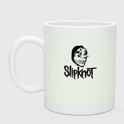 Кружка керамическая Slipknot black, цвет: фосфор