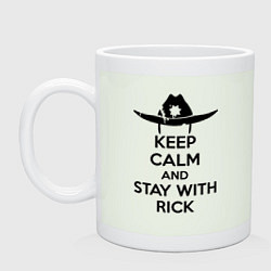 Кружка керамическая Keep Calm & Stay With Rick, цвет: фосфор