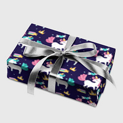 Бумага для упаковки Unicorn pattern, цвет: 3D-принт — фото 2