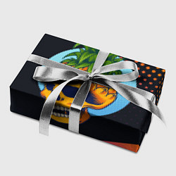 Бумага для упаковки Череп - ананас, цвет: 3D-принт — фото 2