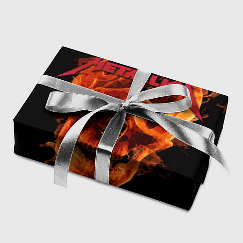 Бумага для упаковки Metallica Flame / 3D-принт – фото 2