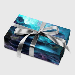 Бумага для упаковки Космическое море, цвет: 3D-принт — фото 2